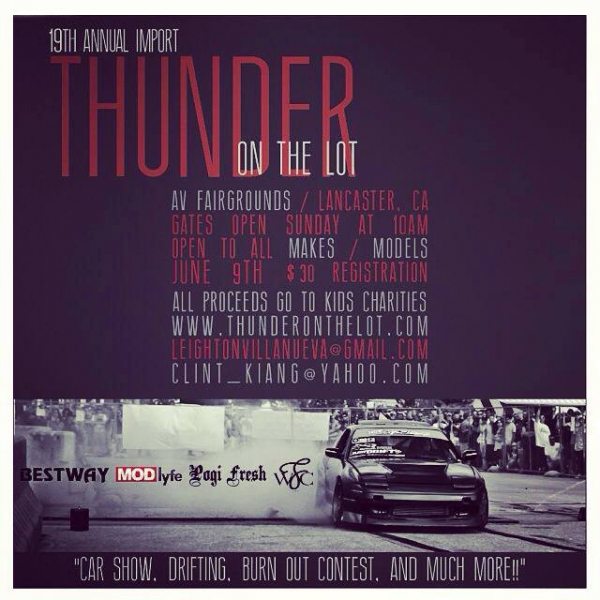 Thunder on the Lot Flyer