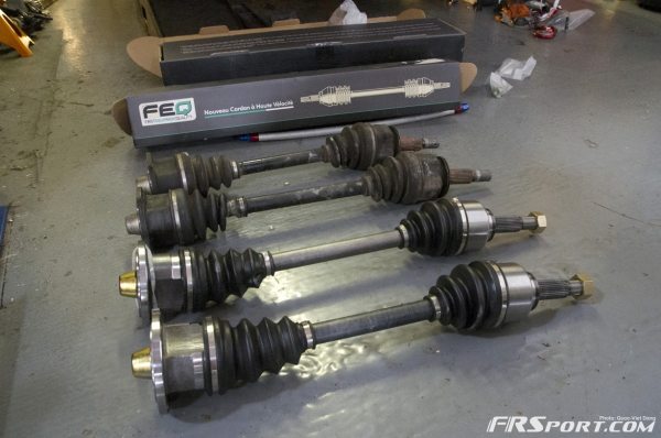 Mmm, new axles/half-shafts always look better than old axles!