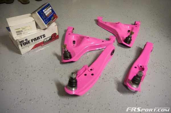 Pink control arms? Get out of town!