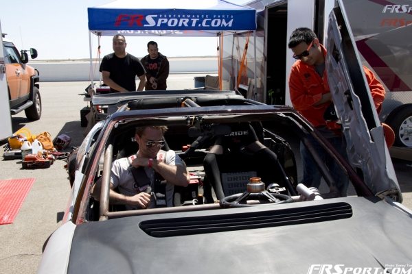 Adam must be thinking "WTH is all this stuff in QV's car?" And yes, I'm the only one at track days & autox's with lambo doors, kekeke.