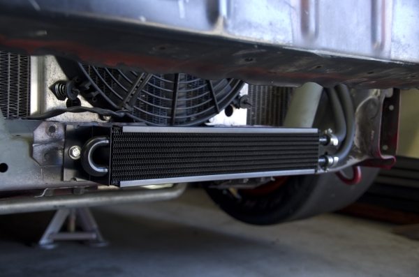 Power Steering Cooler Close-Up